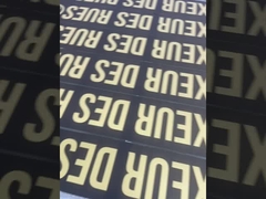 silicone printing on webbing