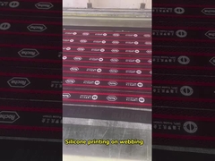webbing with 3d embossed silicone logo
