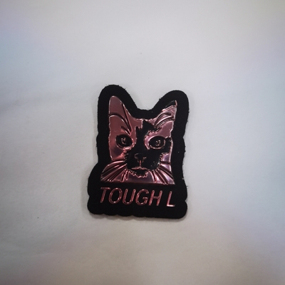 Clothes Custom Jacket Iron On Patches 3D Heat Transfer 0.3mm-1.0mm