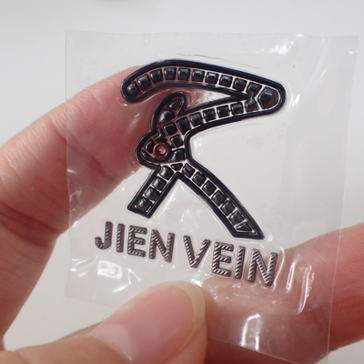 Any Shape TPU Logo Heat Transfer Label 3D Custom For Sportswear