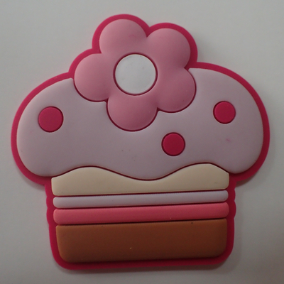 Cartoon Character Silicone Rubber Patch Fashion Design Relief Logo PVC Badge