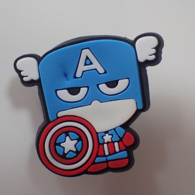 Garment Accessories Custom 3D PVC Patch Soft Silicone Rubber Logo Badge Patches Iron On Clothes Bags Shoes Hats Use