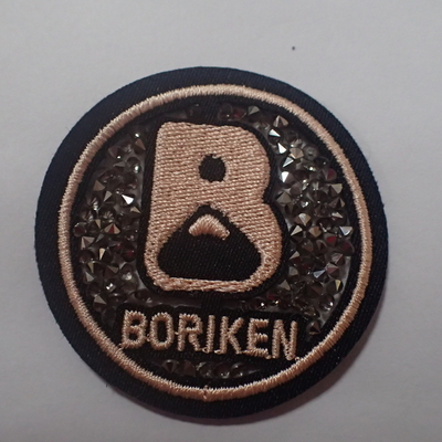 Diamond Embroidery Iron On Clothing Patches 3D Logo Fashionable