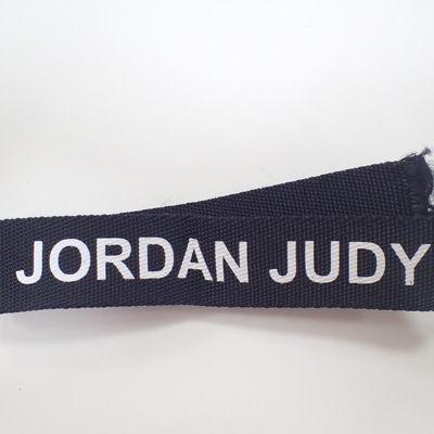 Nylon Custom Elastic Belt Silicone Printed Embossed Logo For Underwear