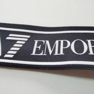 BV Approved Printing Logo 3d Silicone Elastic Band For Yoga Cloth