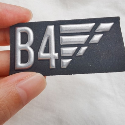 Custom 3D logo Iron On Patches , Clothes Reflective TPU Badge