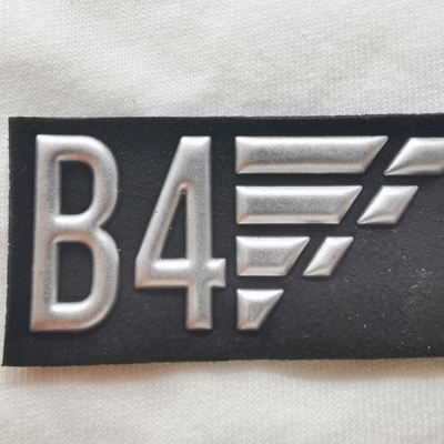 Custom 3D logo Iron On Patches , Clothes Reflective TPU Badge