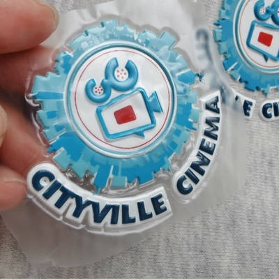 Personalized Clothing TPU Badges , Heat Transfer Label For Hat