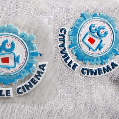 Personalized Clothing TPU Badges , Heat Transfer Label For Hat