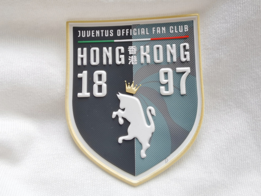 Heat Transfer On Team Apparel Embossed Clothing Labels , Garment Tpu Badge