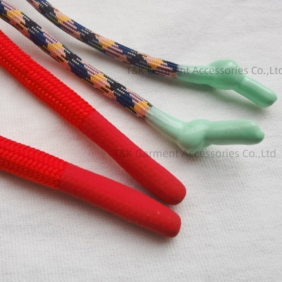 Sports Clothing Custom Drawstring Cord With Silicone Ends
