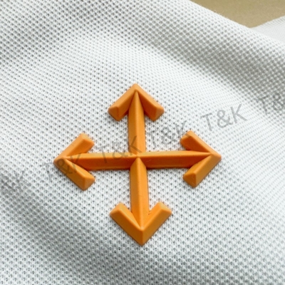 3D Silicone Custom Heat Transfer Labels Anti Slip Free Design