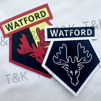Silk Screen Printed Label Heat Transfer Patches Silicone For Garment