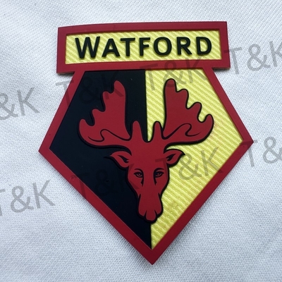 Silk Screen Printed Label Heat Transfer Patches Silicone For Garment