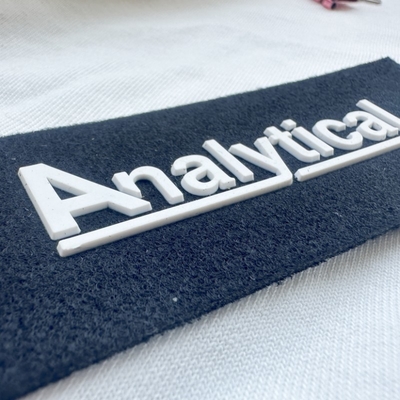 Custom T Shirt Patches Silk Screen Printed Heat Transfer Silicone For Coat