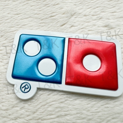 Custom Logo Backing Clothing Patches Embossed TPU Badge
