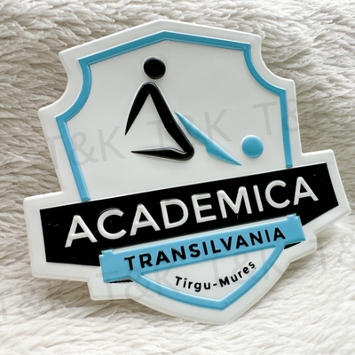 Custom Logo Backing Clothing Patches Embossed TPU Badge