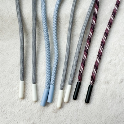 70cm Draw String Cord With Plastic Tips Shoe Lace For Garments Or Shoes