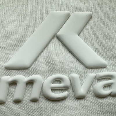 3D Soft Silicone Labels Sustainable For Clothing Heat Transfer Patch