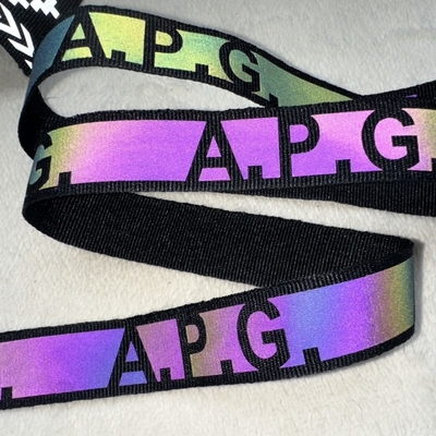 Custom Printed Tags Labels For Clothing Reflective Logo Washable