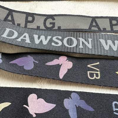 Custom Printed Tags Labels For Clothing Reflective Logo Washable