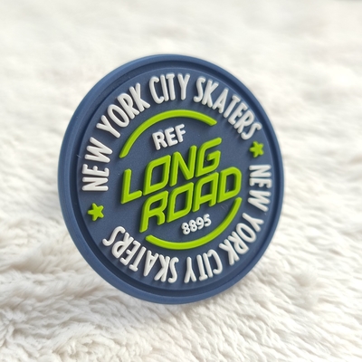 Factory Custom 3D Soft PVC Silicon Rubber Clothing Brand Logo Label Badge For Clothing Label Use