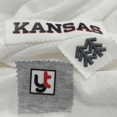 Factory Custom Design Silicone Heat Transfer Logo Soft Silicone Heat Transfer 3D Silicon Patch for Clothes