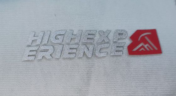 Custom Logo 3D Embossed Silicone Heat Transfer Label with Quick Sample Lead Time for Garments