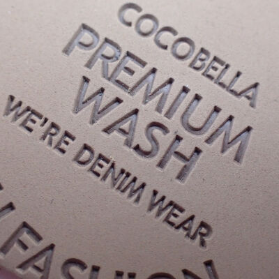 New Design Custom Embossed Logo Faux Leather Labels Stitching Custom Embossed Leather Patches for Garments Leather Badges