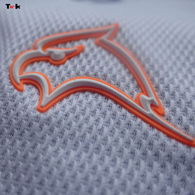 Custom 3D Soft Rubber Logo and Clothing Label Molded Silicone Heat Transfers Tshirt Hot Transfer Printing Label