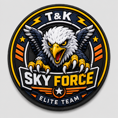 Custom 3D TPU Badge Patch | Raised Logo Heat Transfer Patch for Sportswear
