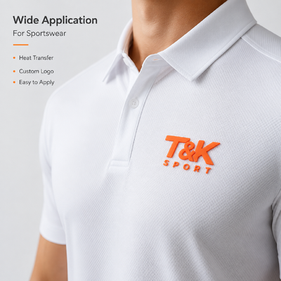 Custom Silicone Heat Transfer Labels with Wash Resistance, Custom Color, and Multiple Thickness Options