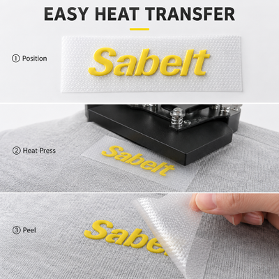 Silicone Heat Transfer Labels Designed to Withstand Washing and Wear Ensuring Clear Markings on Clothing and Accessories