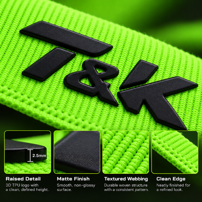 Custom 3D TPU Heat Transfer Logos with Matte Raised Finish for Sportswear