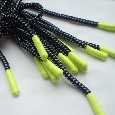 Shiny Silicone Ends Polyester Fibers 90cm Braided Silk Cord