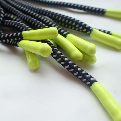 Shiny Silicone Ends Polyester Fibers 90cm Braided Silk Cord