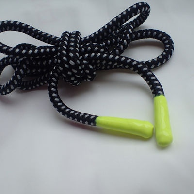 Shiny Silicone Ends Polyester Fibers 90cm Braided Silk Cord