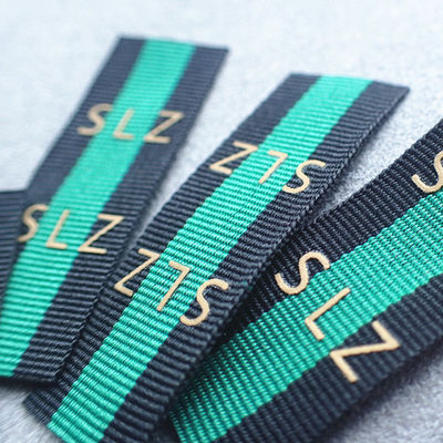 Soft Silk Straight Cut ODM Screen Printing Clothing Labels