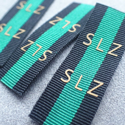 Soft Silk Straight Cut ODM Screen Printing Clothing Labels