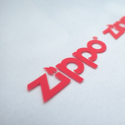 3D Soft Logo 0.6mm Clothing Tags Labels For Garment