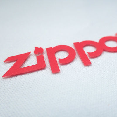 3D Soft Logo 0.6mm Clothing Tags Labels For Garment