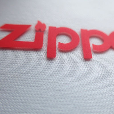 3D Soft Logo 0.6mm Clothing Tags Labels For Garment