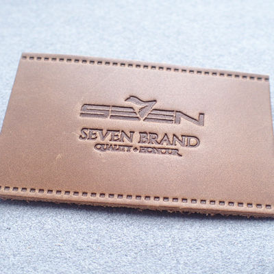 Heat Press Embossed Leather Patches