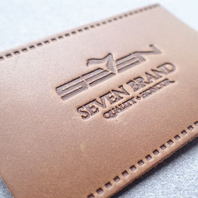 Heat Press Embossed Leather Patches