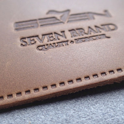 Heat Press Embossed Leather Patches