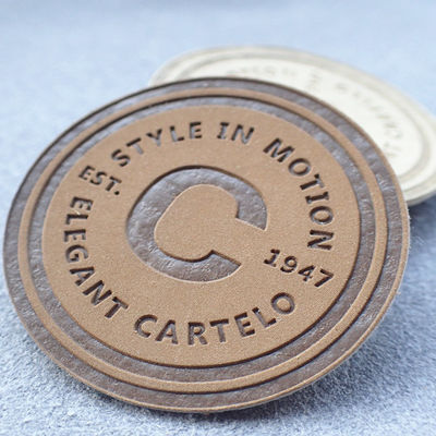 Garment Embossed Leather Patches