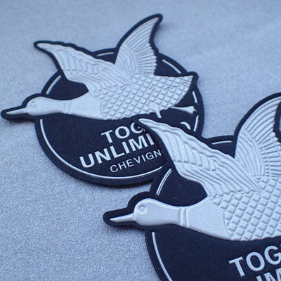 3D Logo Iron On TPU Custom Jean Jacket Patches Heat Transfer Patch