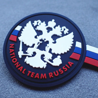 silicon badge Waterproof SGS Rubber Patches For Clothing silicone clothing labels