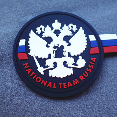 silicon badge Waterproof SGS Rubber Patches For Clothing silicone clothing labels