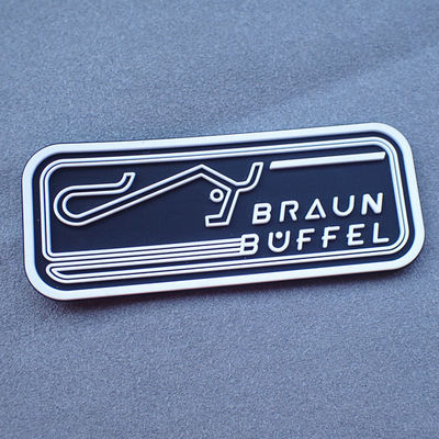 Multi Shape Seal Size ODM Rubber Clothing Labels